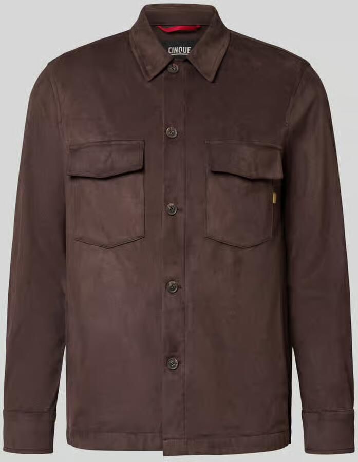 CINQUE Regular fit overhemdjack met borstzakken model 'MULTI'