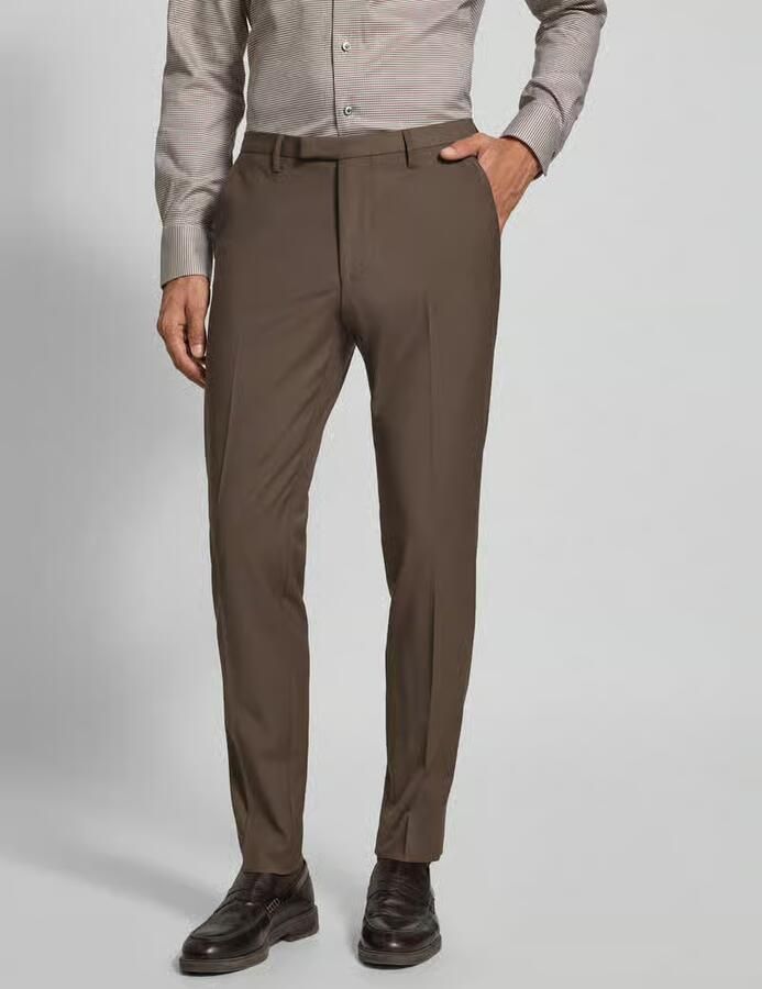 CINQUE Regular fit pantalon met persplooien model 'Monopoli' - Foto 2
