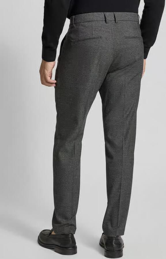CINQUE Regular fit stoffen broek met persplooien model 'CiSalto'