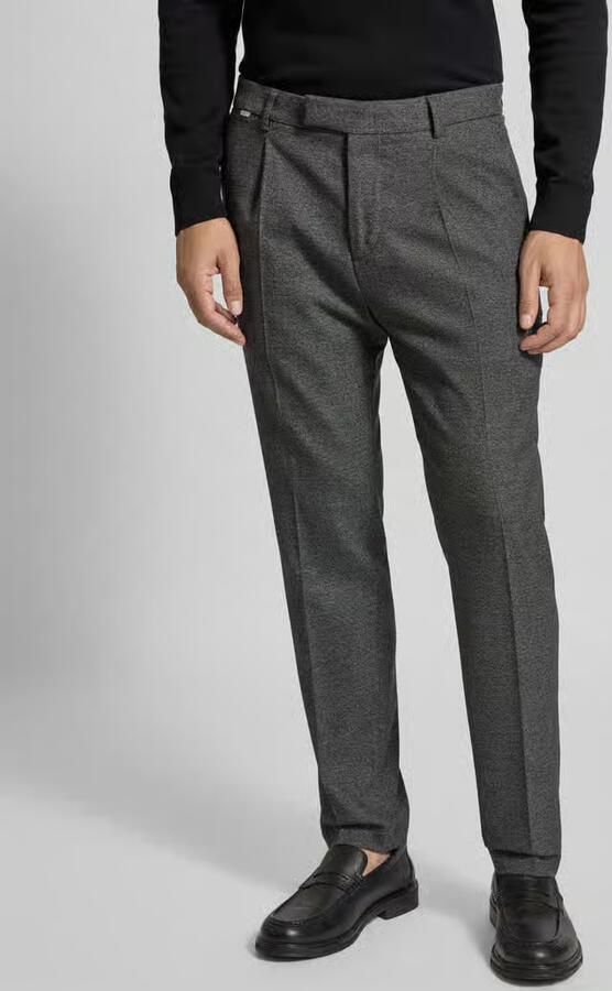 CINQUE Regular fit stoffen broek met persplooien model 'CiSalto' - Foto 2