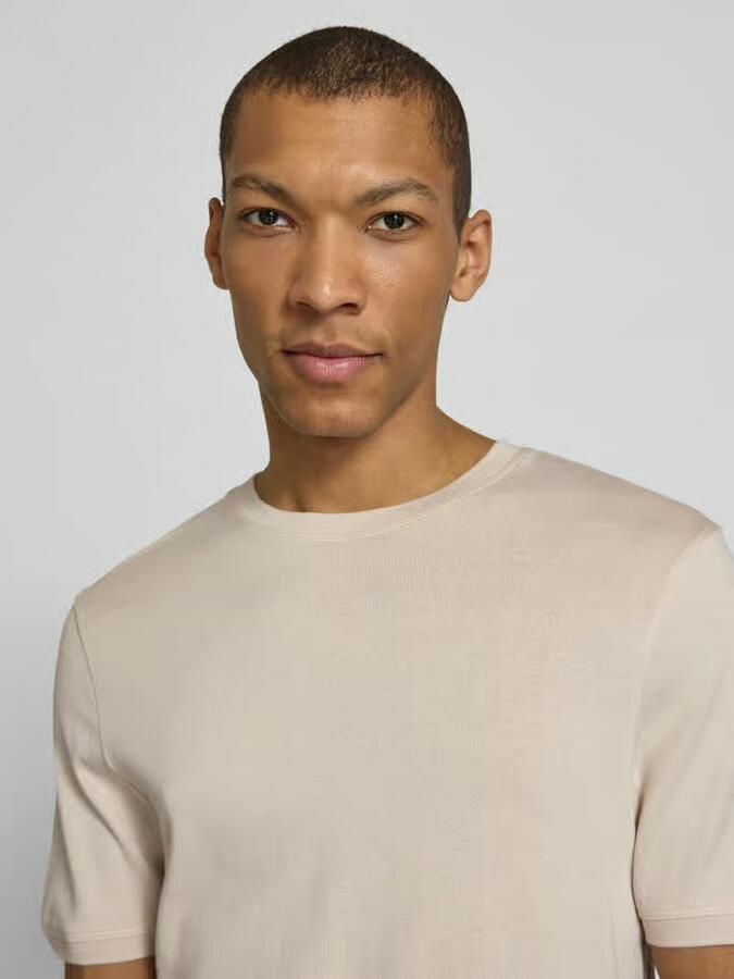 CINQUE regular fit T-shirt met ronde hals model 'Badi'