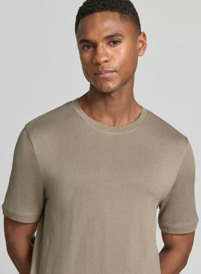 CINQUE regular fit T-shirt met ronde hals model 'Badi'