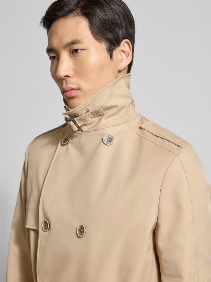 CINQUE regular fit trenchcoat met reverskraag model 'Aberdeen'