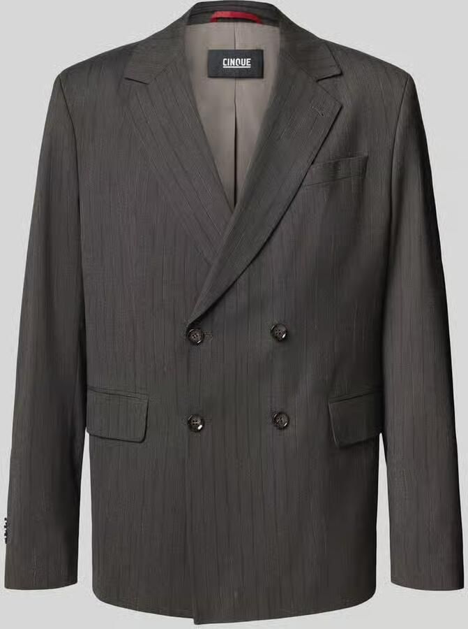 CINQUE Relaxed fit colbert met viscose model 'Double' - Foto 2