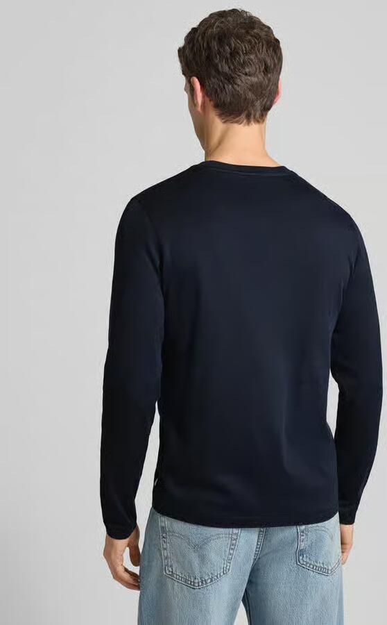 CINQUE Shirt met lange mouwen met geribde boorden Model 'BADI' - Foto 2