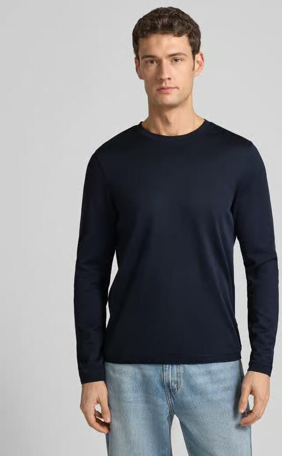 CINQUE Shirt met lange mouwen met geribde boorden Model 'BADI' - Foto 3