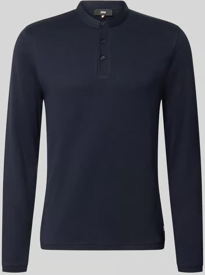 CINQUE Shirt met lange mouwen met knoopsluiting model 'BADO'