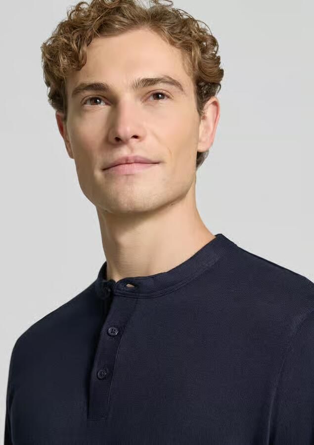 CINQUE Shirt met lange mouwen met knoopsluiting model 'BADO' - Foto 2