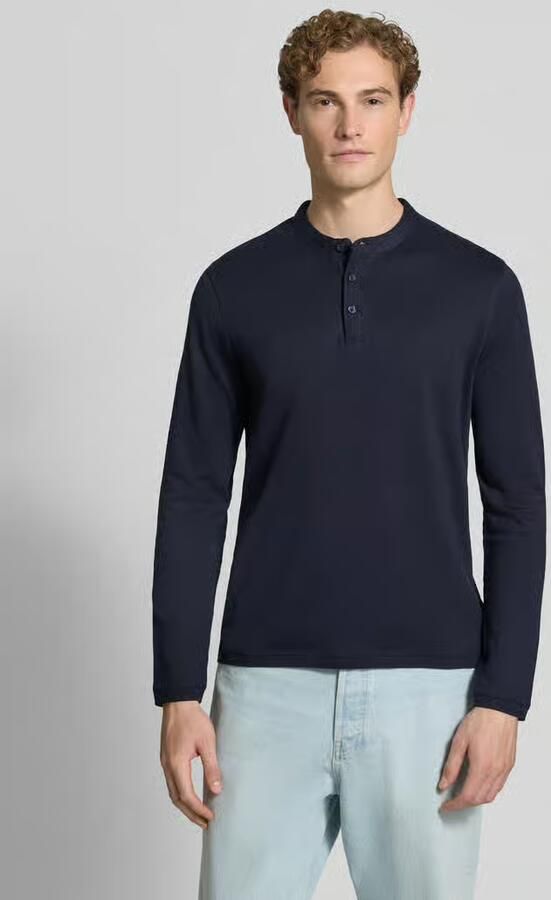 CINQUE Shirt met lange mouwen met knoopsluiting model 'BADO' - Foto 3
