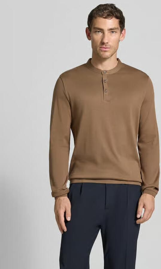 CINQUE Shirt met lange mouwen met knoopsluiting model 'BADO' - Foto 3