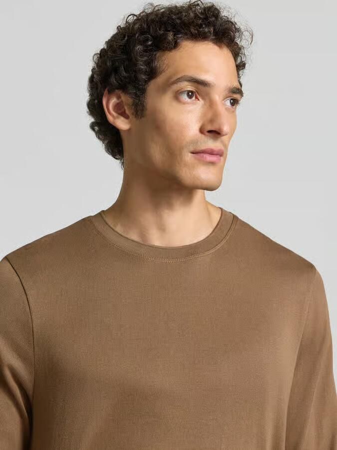 CINQUE Shirt met lange mouwen met ronde hals model 'Baldi' - Foto 2