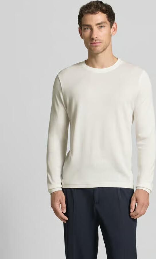 CINQUE Shirt met lange mouwen met ronde hals model 'Baldi' - Foto 3