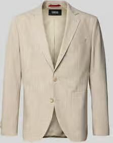 CINQUE Slim fit 2-knoops colbert met viscose Model 'DATI'