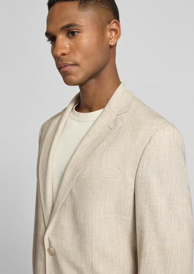 CINQUE Slim fit 2-knoops colbert met viscose Model 'DATI'
