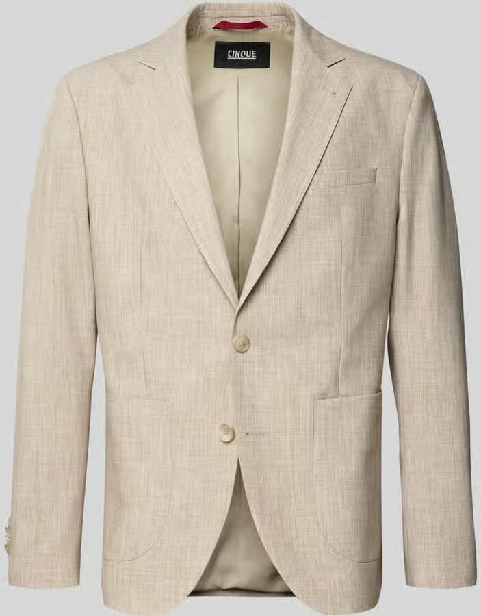 CINQUE Slim fit 2-knoops colbert met viscose Model 'DATI' - Foto 2