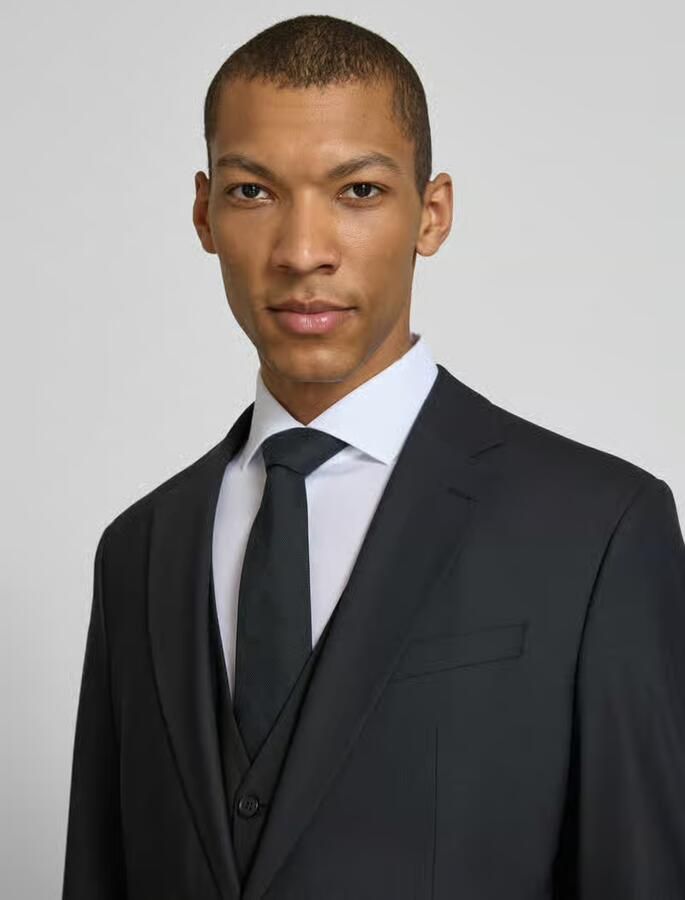CINQUE Slim fit colbert Met scheerwol Model 'Totti'