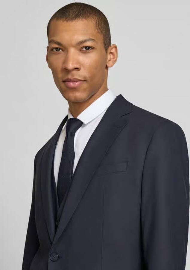 CINQUE Slim fit colbert Met scheerwol Model 'Totti'