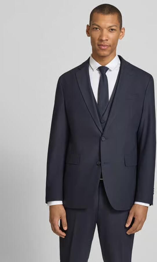 CINQUE Regular fit colbert met scheerwol model 'Totti' - Foto 4