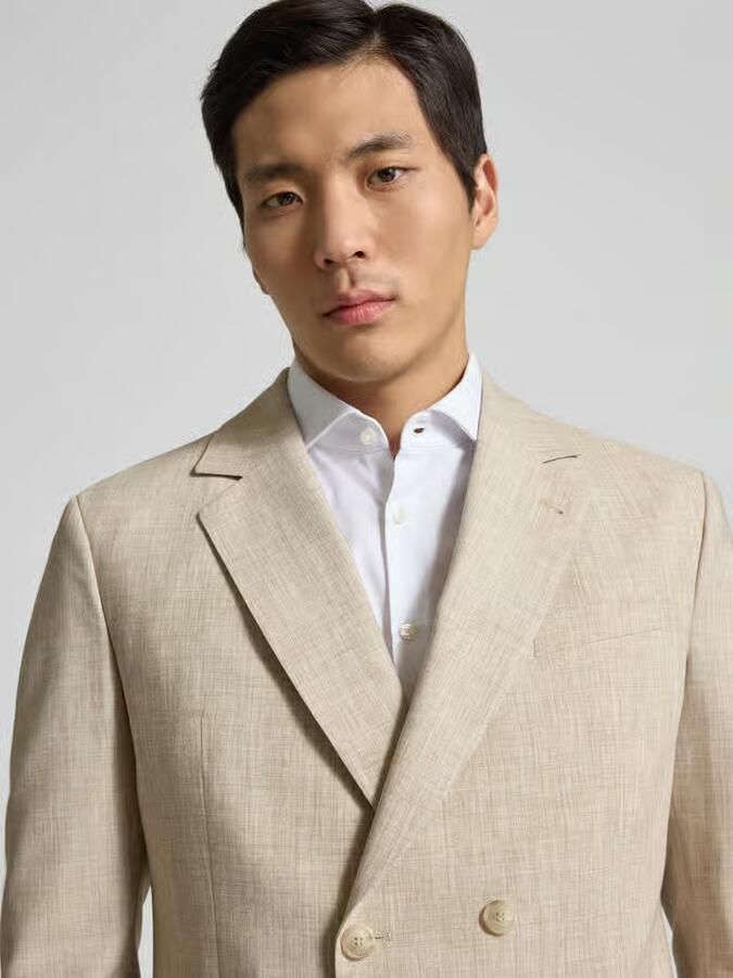 CINQUE Slim fit colbert met viscose en klepzakken