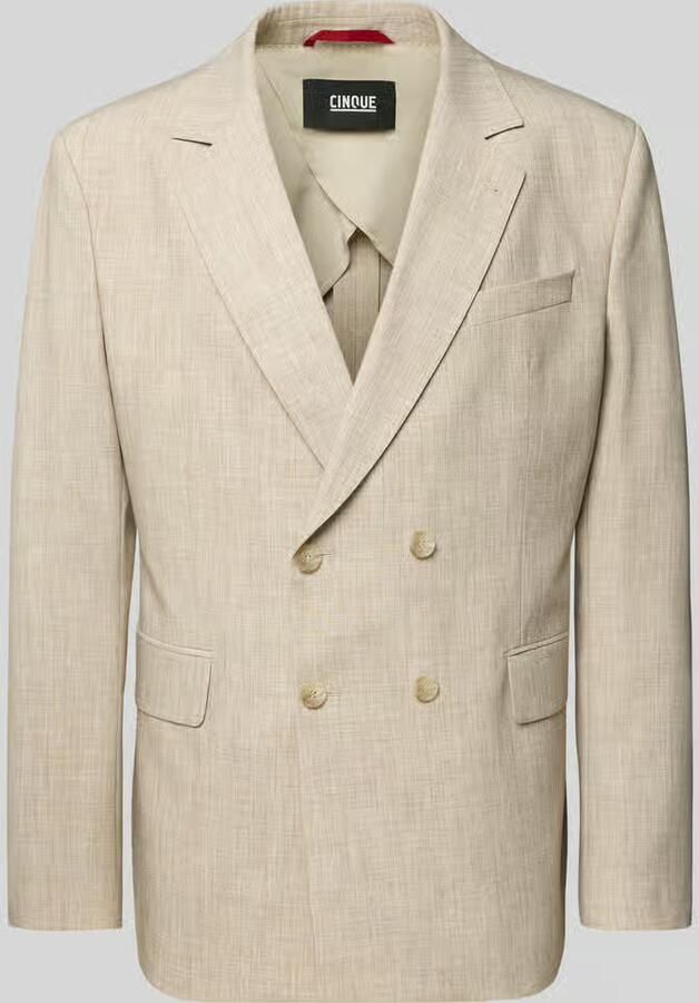 CINQUE Slim fit colbert met viscose en klepzakken - Foto 2