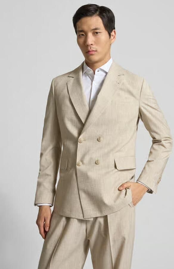 CINQUE Slim fit colbert met viscose en klepzakken - Foto 2
