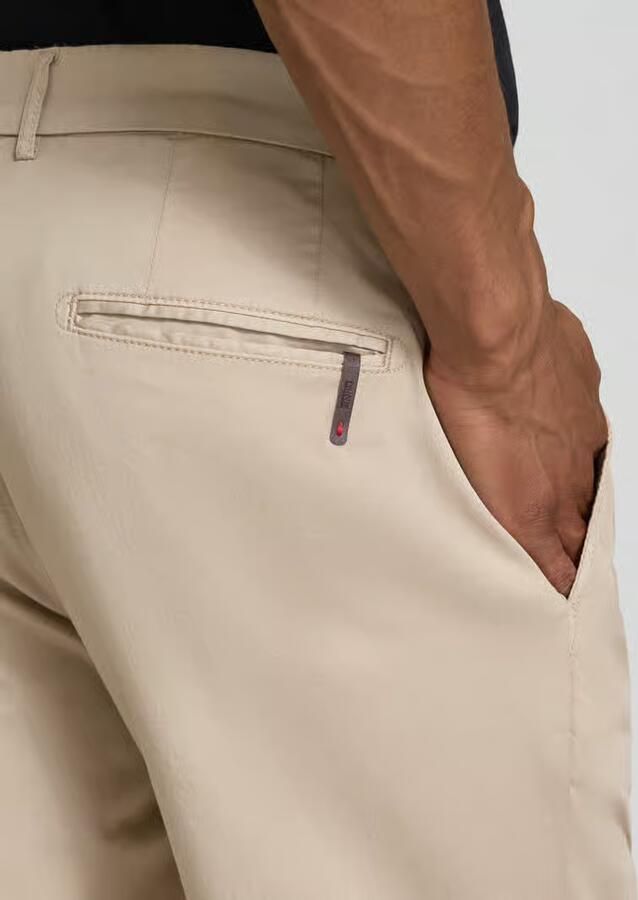 CINQUE slim fit pantalon met biezen en Franse steekzakken
