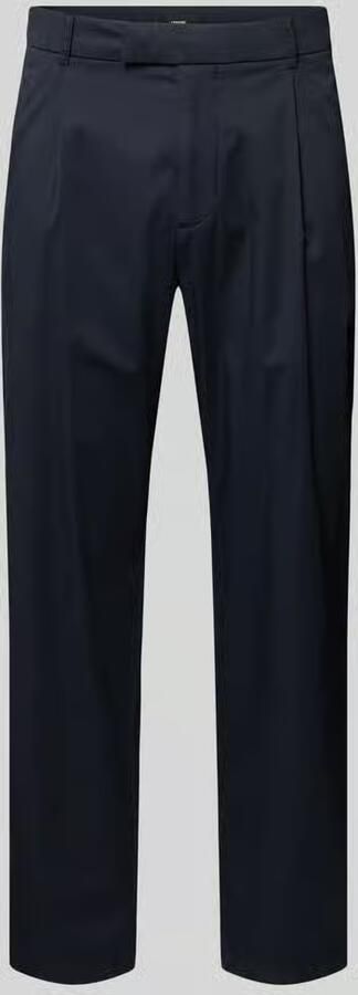 CINQUE slim fit pantalon met biezen en Franse steekzakken - Foto 2