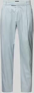 CINQUE slim fit pantalon met biezen en Franse steekzakken