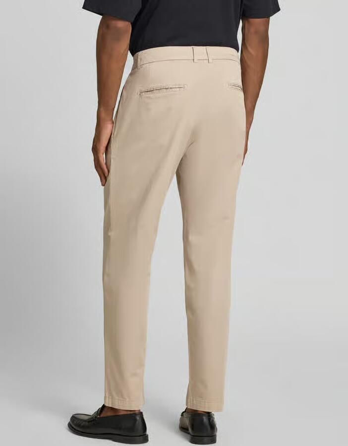 CINQUE slim fit pantalon met biezen en Franse steekzakken - Foto 2