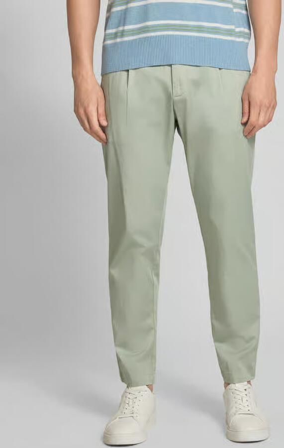 CINQUE slim fit pantalon met biezen en Franse steekzakken - Foto 3