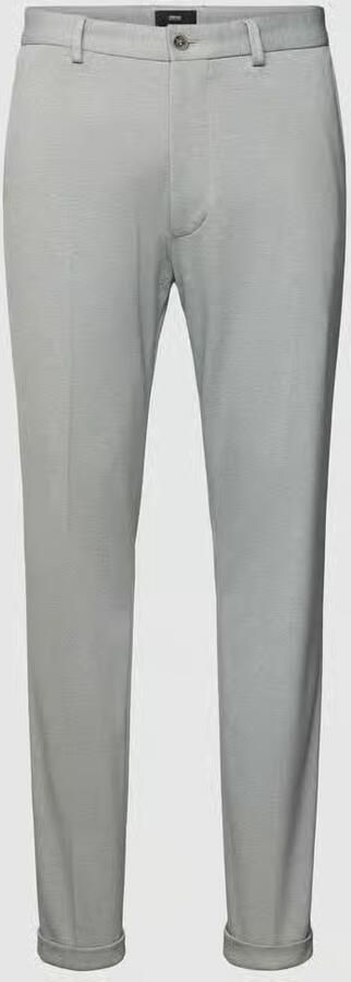 CINQUE Slim fit stoffen broek in gemêleerde look model 'Bodo' - Foto 2