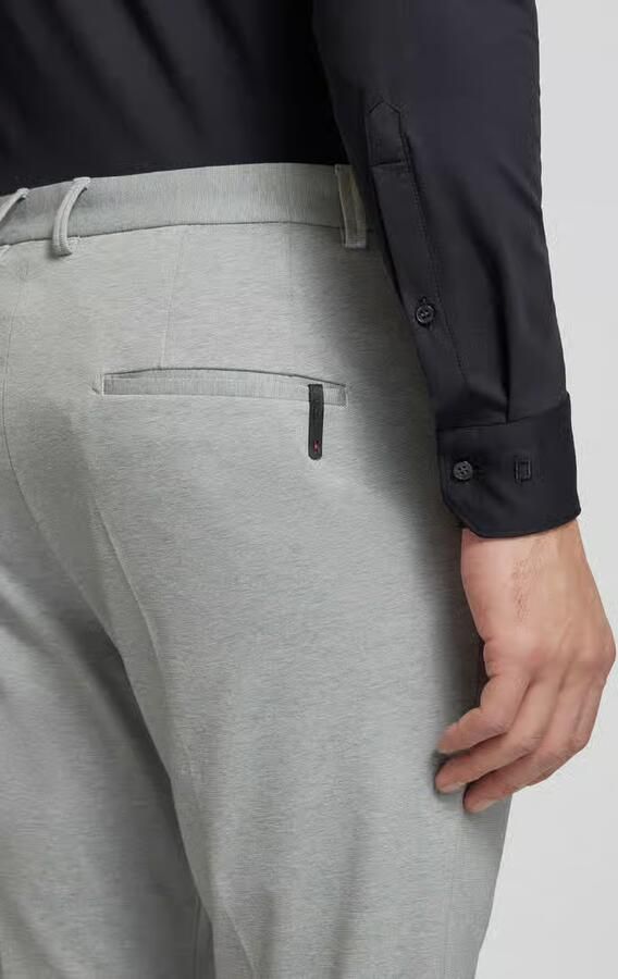 CINQUE Slim fit stoffen broek in gemêleerde look model 'Bodo'