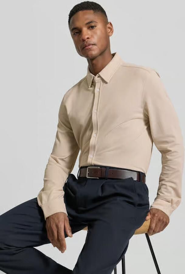 CINQUE slim fit vrijetijdsoverhemd met kentkraag model 'Roni'