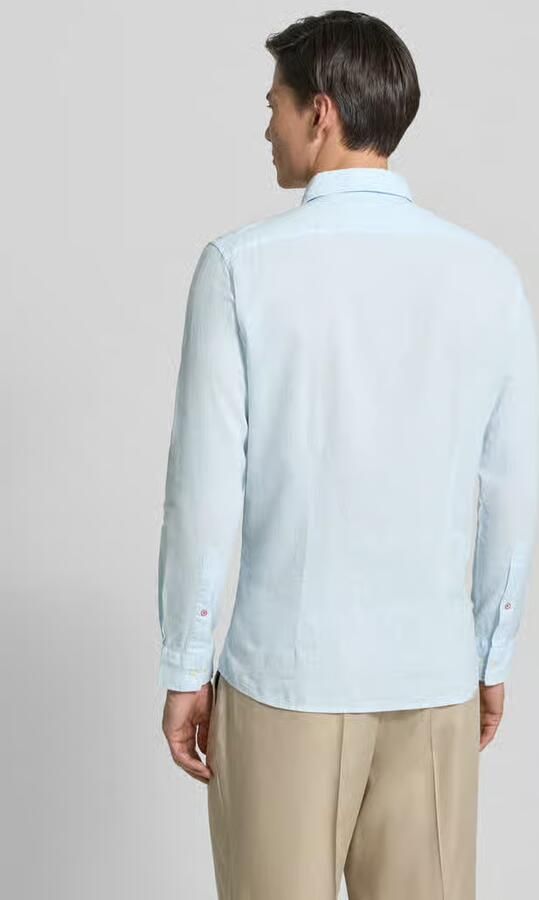 CINQUE slim fit vrijetijdsoverhemd van linnenmix model 'Steven' - Foto 4