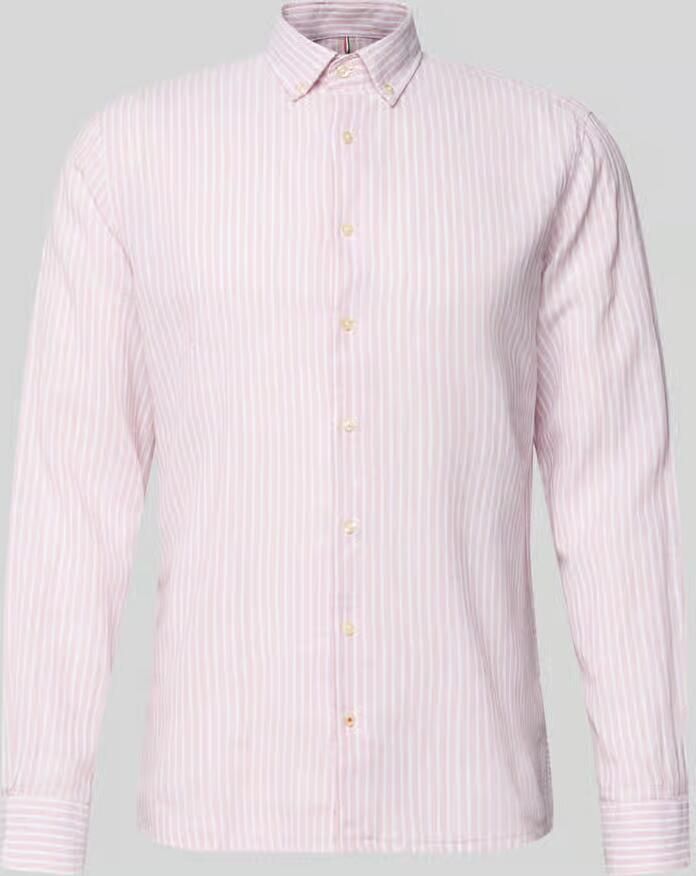 CINQUE slim fit vrijetijdsoverhemd van linnenmix model 'Stone' - Foto 2
