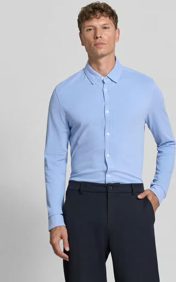 CINQUE Slim fit zakelijk hemd van katoenmix - Foto 2