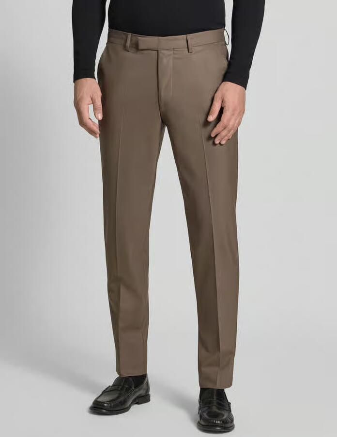 CINQUE straight fit broek met scheerwol model 'Totti' - Foto 2