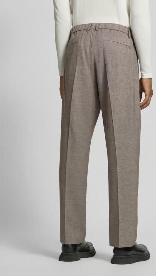 CINQUE straight fit broek met viscose model 'Luigi' - Foto 3