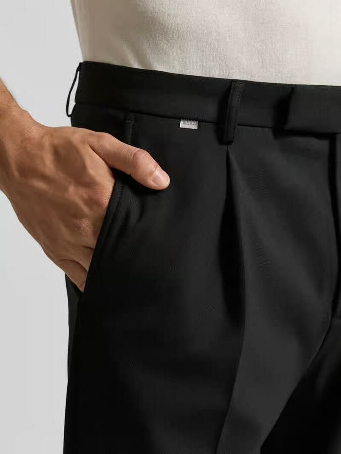 CINQUE straight fit broek met viscose model 'Salto' - Foto 2