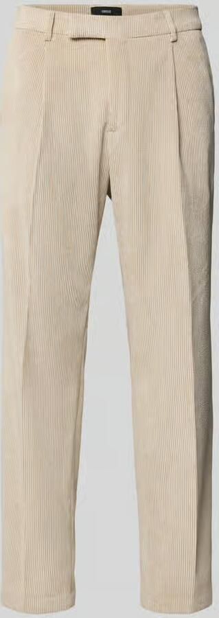 CINQUE Straight fit corduroy broek van elastische materiaalmix