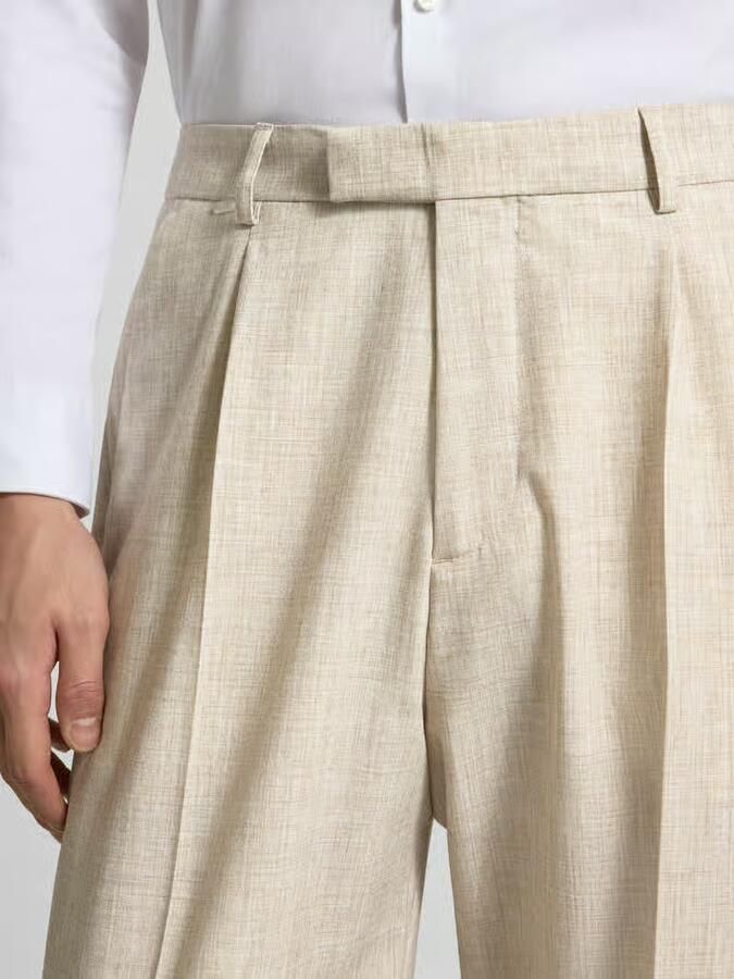 CINQUE Straight fit pantalon met viscose Model 'EDEN'