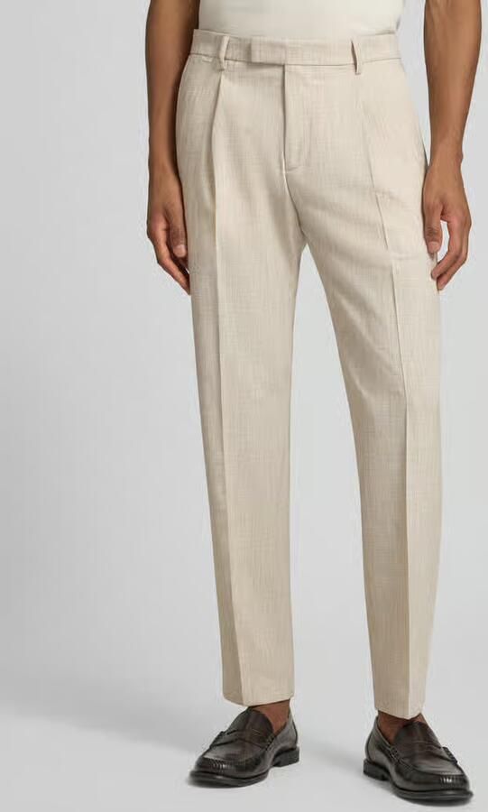 CINQUE straight fit pantalon met viscose Model 'SALTO' - Foto 3