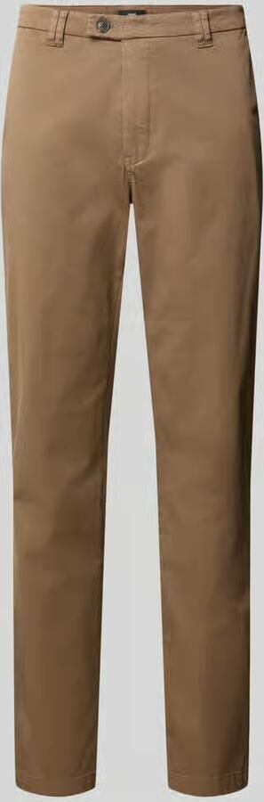 CINQUE straight fit stoffen broek van elastische katoenmix model 'Wood'
