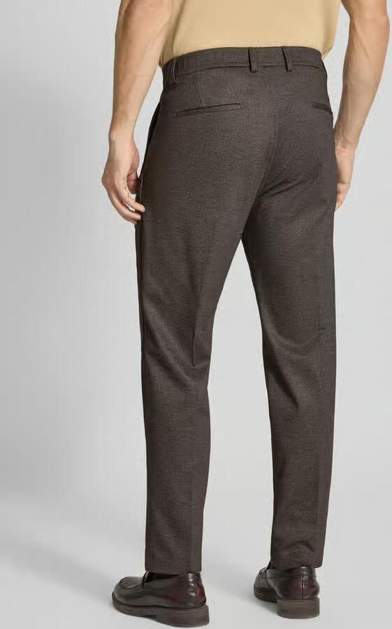 CINQUE Tapered fit pantalon met bandplooien model 'Sando'