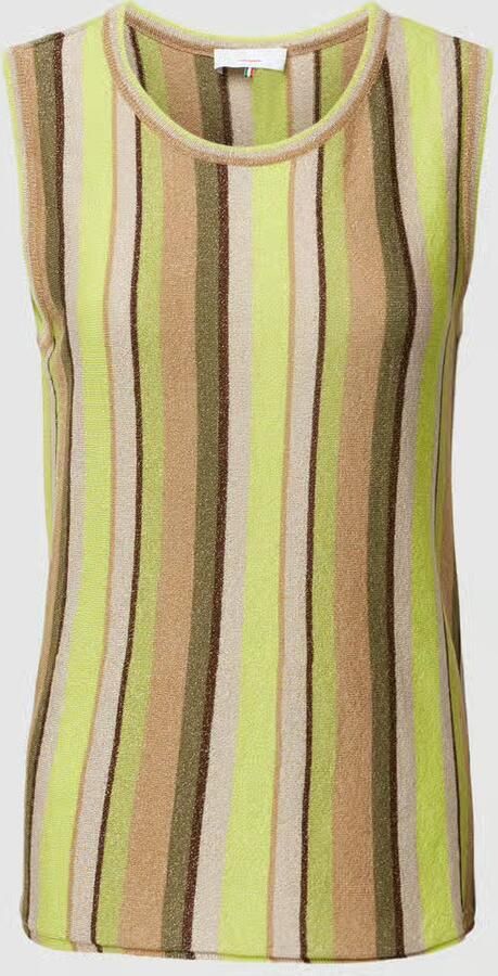 CINQUE Top van viscosemix met effectgaren model 'CISTRY'