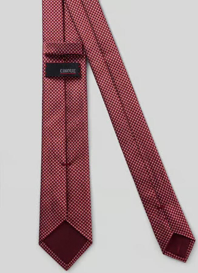 CINQUE Zijden stropdas in all-over look model 'Salvo' (6 cm)