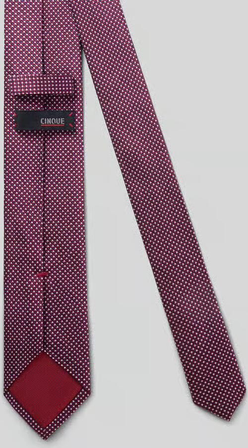 CINQUE Zijden stropdas in all-over look model 'Salvo' (6 cm)