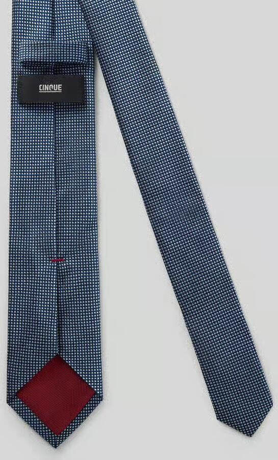 CINQUE Zijden stropdas in all-over look model 'Salvo' (6 cm)