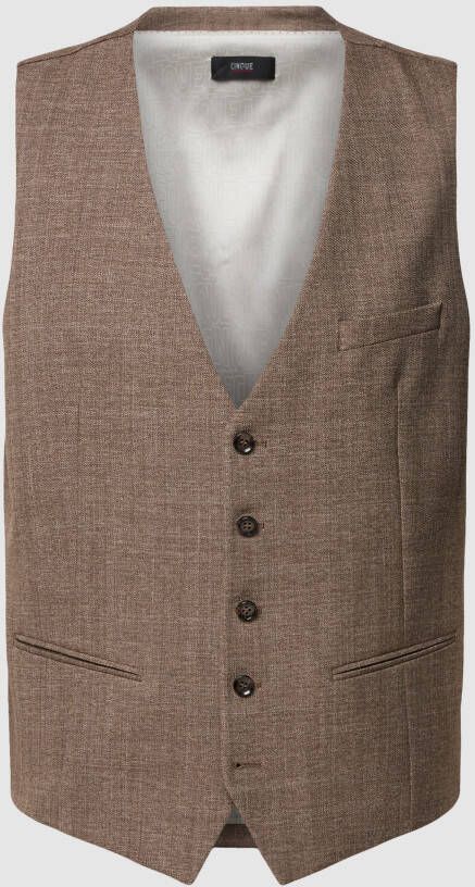 CINQUE Gilet in gemêleerde look model 'Vitra'