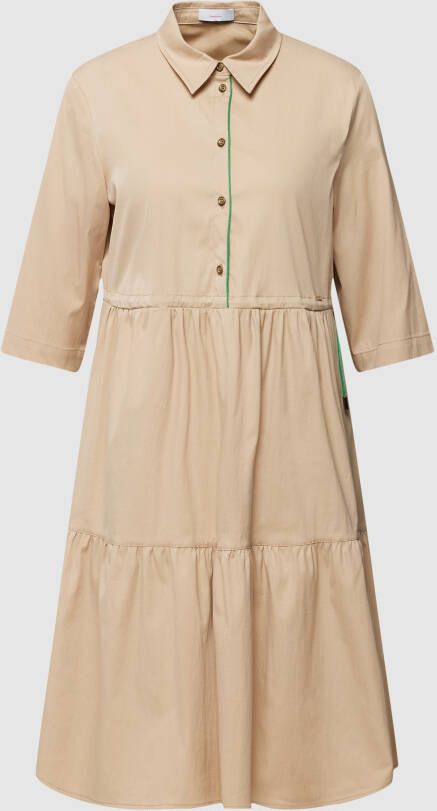 CINQUE Knielange jurk met platte kraag model 'CIDOCK'